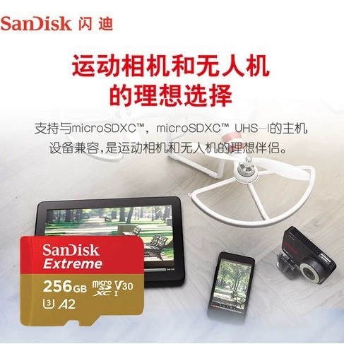 Sandisk Tom Ford, накопитель для камеры, C10, A2, 256GB