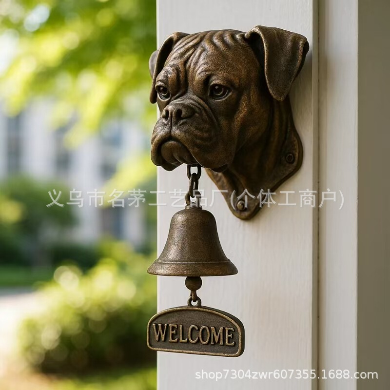 跨境新品Basset Hound Welcome Doorbell 动物系列欢迎光临门铃|undefined