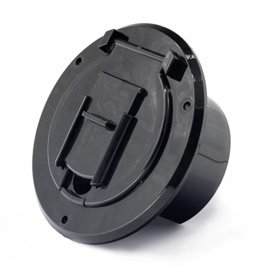 Rv Wire Hatch Round Wire Hatch Threading Hole Yacht Accessories Black Wire Storage Box Rv Accessories