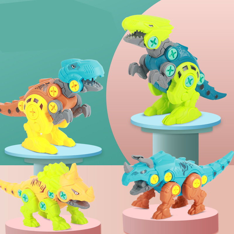 Desmontable dinosaurio huevo dinosaurio juguete Tyrannosaurus para niños huevo retorcido creativo DIY montado caja ciega puesto ventas directas de la fábrica