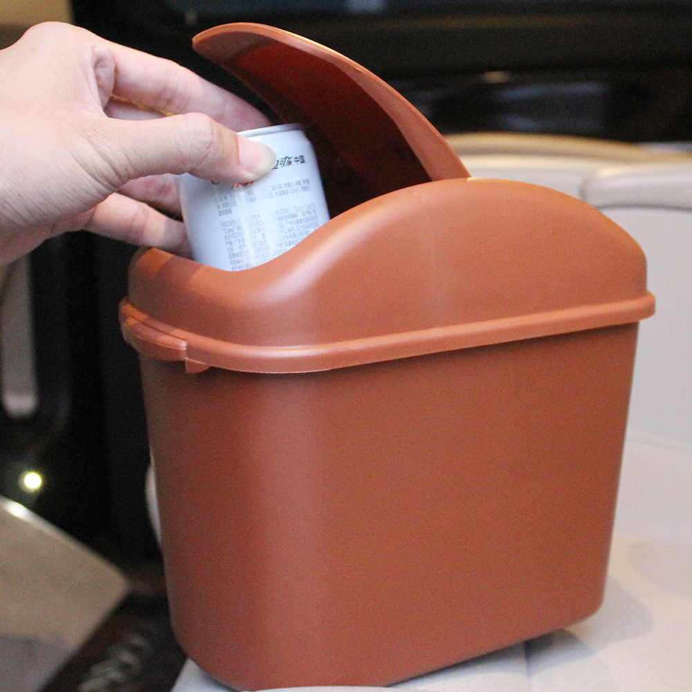 [Directo del fabricante] Cubo de basura multifuncional para coche y hogar, caja de almacenamiento colgante para vehículos