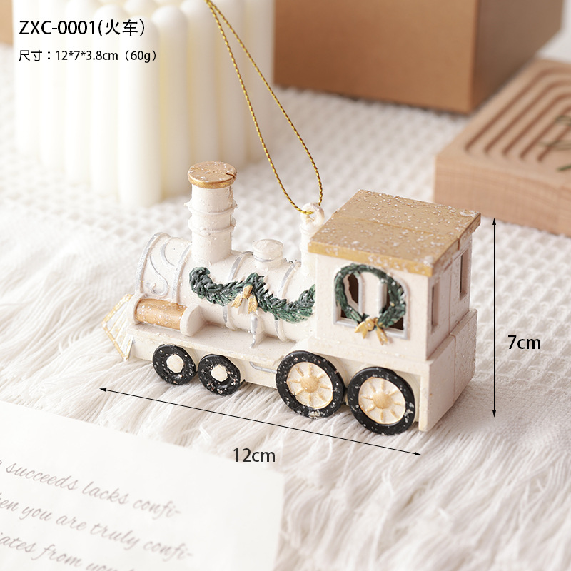 Buscando madera nueva guirlanda de Navidad donuts pan de jengibre hombre casa regalos de vacaciones juguetes accesorios suministro transfronterizo