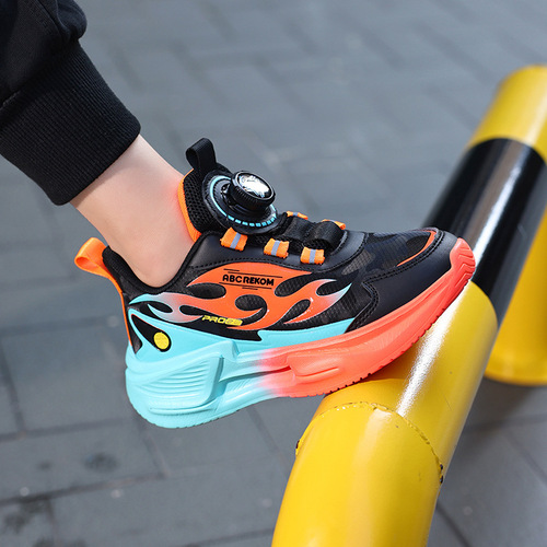 Autumn new boys 'sneakers, non-slip outsole, primary and secondary school students' sneakers, leather, waterproof casual children's shoes