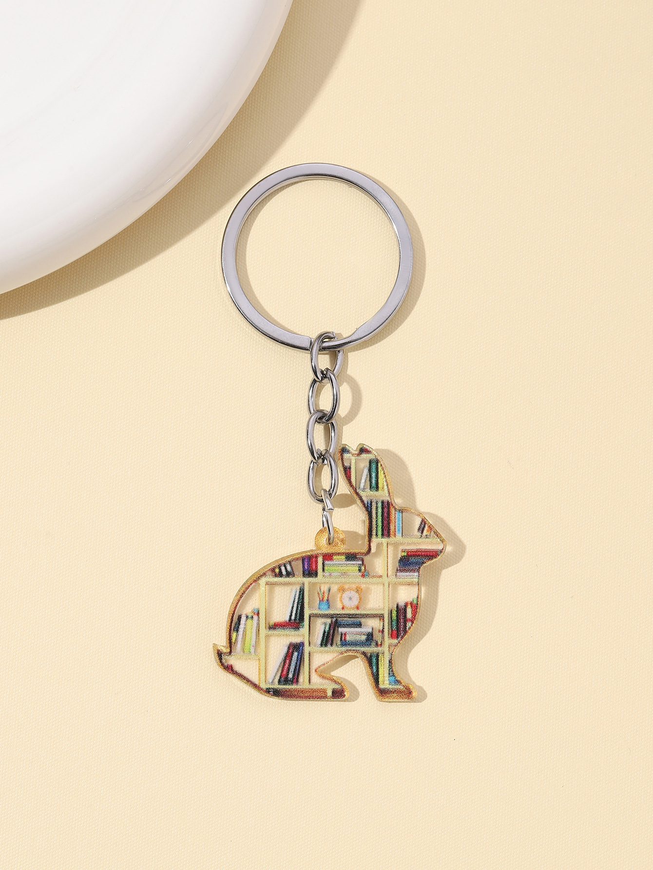 10g Weight Bag Pendant, Keychain Classification 1 Piece Quantity Daily, Street Occasion Acrylic Material Animal, Heart Shape Pattern Unisex Gender Simple Style, Classic Style Style Simple Style Classic Style Animal Heart Shape Arylic Unisex Bag Pendant Keychain 11