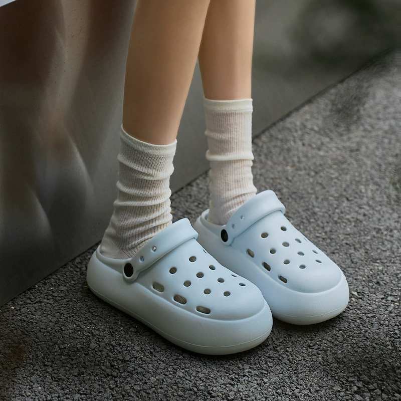 Летние новые пещерные туфли женские туфли на толстом дне