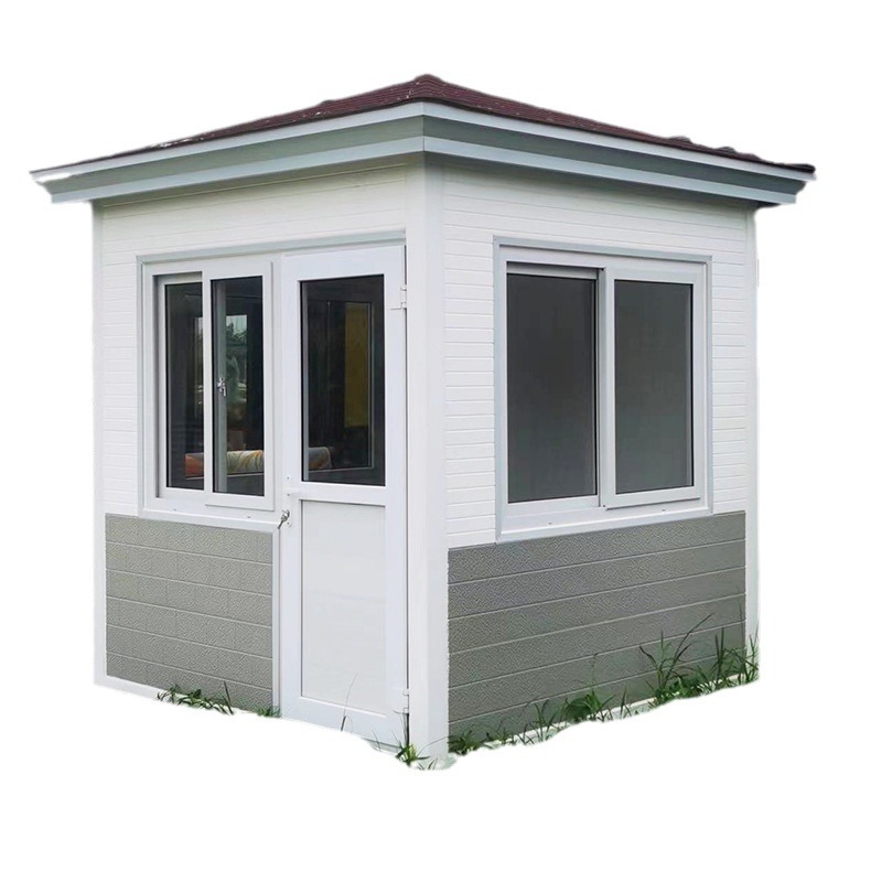 Fábrica de Chengdu Casa completa al aire libre nueva caja de seguridad estructura de acero área escénica villa residencial sala de guardia sala de servicio salón