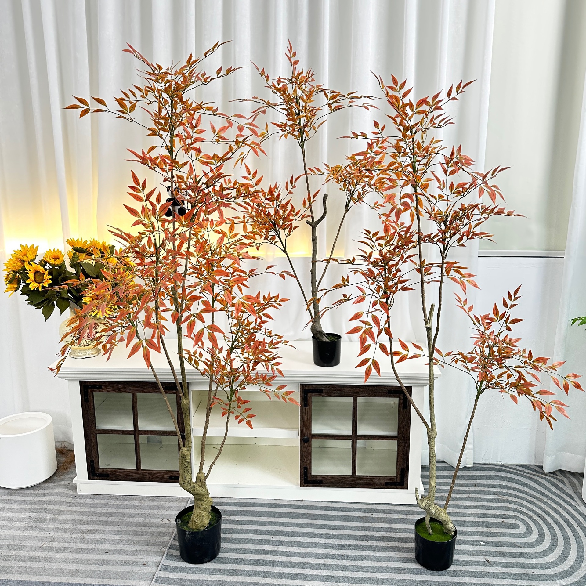 Nórdico paraíso pájaro bonsai salón decoración falso árbol Qin Ye Rong simulación planta maceta planta de simulación al por mayor