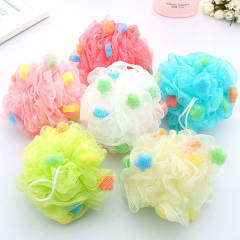Large sponge color bath ball bath ball bath flower scrub bath flower bath ball bubble net bath bubble net