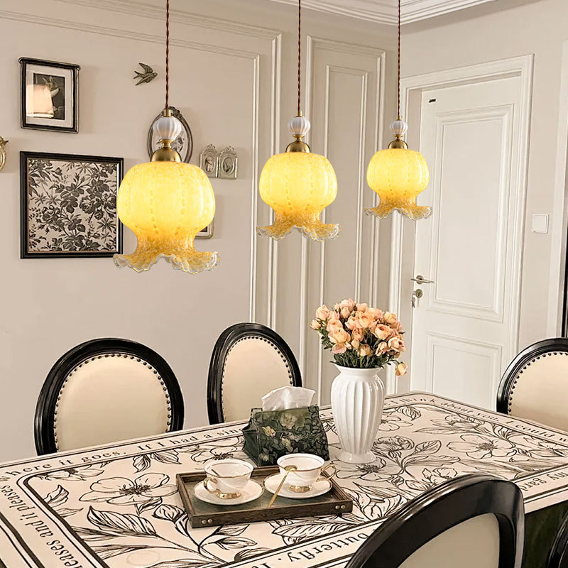 Lámpara de cama del dormitorio pulpo red francesa estilo crema simple simple simple estudio simple comedor bar lámpara de cabina