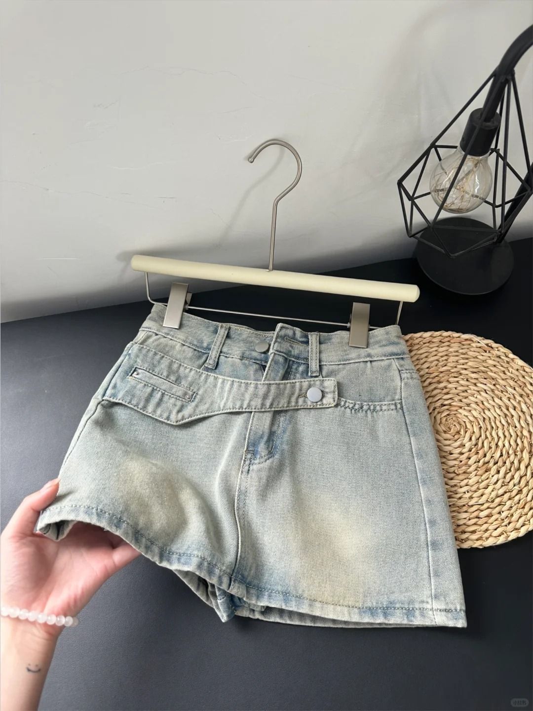 Plus Size High-Waisted Denim Mini Skirt Slimming A-Line Bodycon For Women Summer Design_ecoleips.com