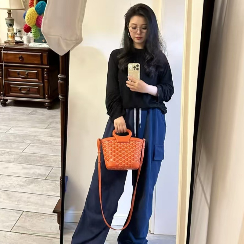 【外贸爆款】戈雅风格迷你菜篮子高颜值精致斜跨时尚狗牙水桶包包|undefined