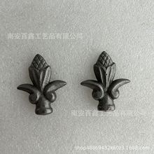 源头工厂批发 铸铁实心小枪头 铁门窗楼梯护栏配件