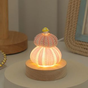 Sea Urchin Mushroom Ornaments Style Night Light Girls Birthday Gifts for Girls Best Friends Bedroom Decorations