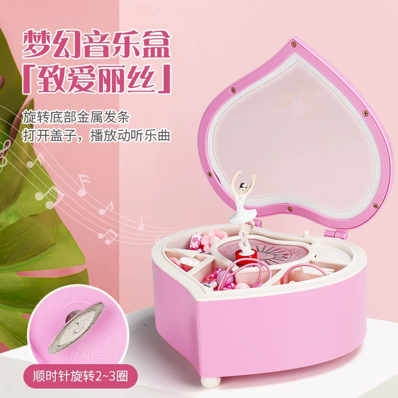Rotating dancing children's music box, Birthday gift