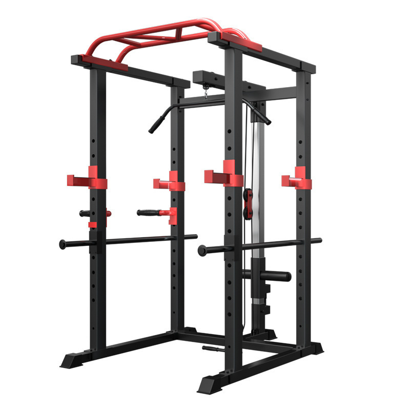 Cross-border barbell rack squat rack bench press fitness equipment gantry rack bench bed barbell suit adjustable height