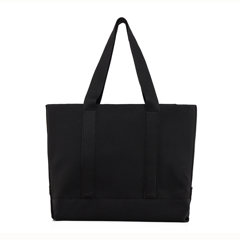 Women's shoulder bag 2026 new model large-capacity tote bag simple handbag with large letter pattern ribbed knit crossbody bag Women's shoulder bag 2026 new model large-capacity tote bag simple handbag with large letter pattern ribbed knit crossbody bag