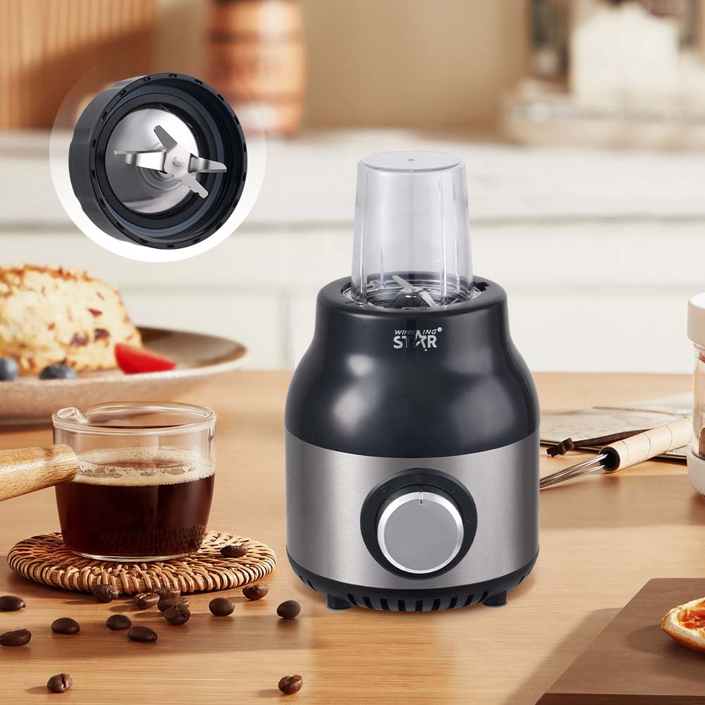 Winning star Cross-border 1.8L cuchillo de seis hojas cocina multifuncional de acero inoxidable juego de exprimidor cuatro en uno