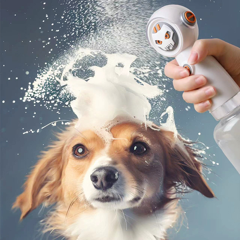 クロスボーダーペット発泡機猫シャワージェル犬バス自動発泡機猫バス充電式発泡機|undefined