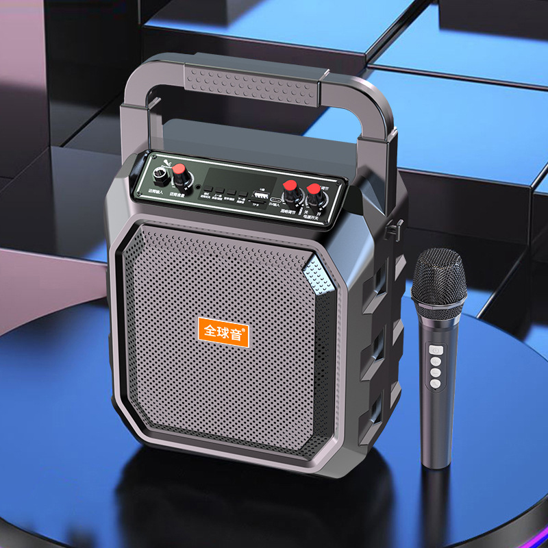屋外の広場のダンスのハンディのbluetoothのスピーカーのk歌の充電の携帯の音響の大きいスピーカーのマイクは露店を出してお金を売ります。|undefined