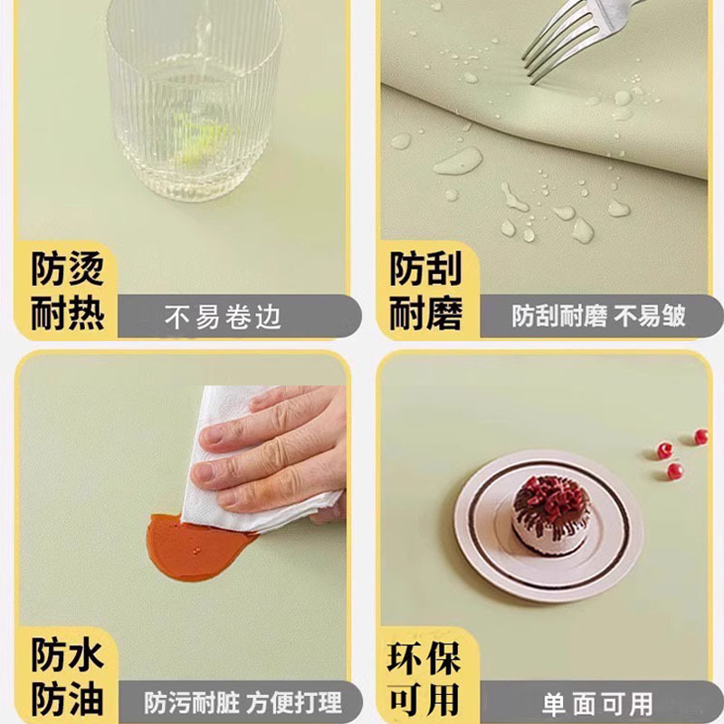 Estudante almohadilla de escritorio estudante protector a prueba de agua a prueba de aceite sin lavado resistente al desgaste lujoso ligero de alto grado cuero manto de mesa de PVC