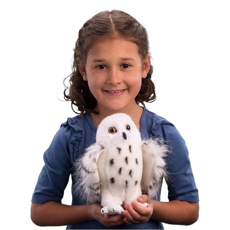 AliExpress Venta caliente nieve blanco simulación animal muñeca lindo nieve crema felpa búho muñeca suave almohada para niños