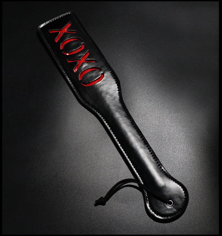 PU Leather Hand Claps SM Props Black Red Adult Couples Bondage Accessory — detail image 8