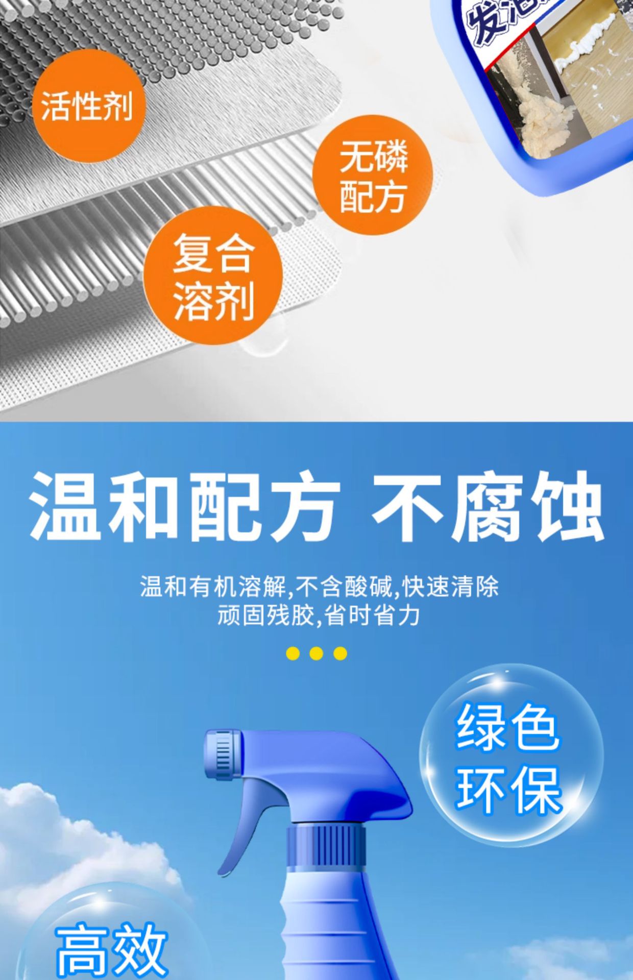 Foam Glue Cleaning and Glue Remover to Remove and Dissolve Polyurethane Foam Glue Special Cleaning Offset Printing Residual Glue Cleaner
