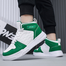 2025新款大码板鞋50码面包鞋男休闲轻便减震休闲高帮男鞋一件代发