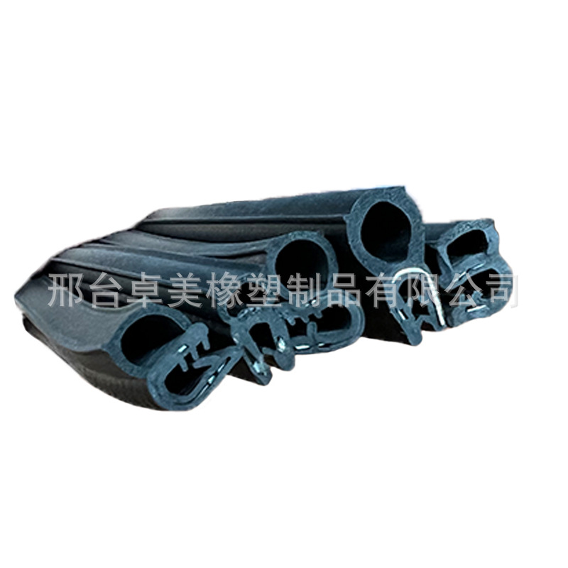 发泡骨架U型橡胶顶泡侧泡包边 电器控制柜密封条