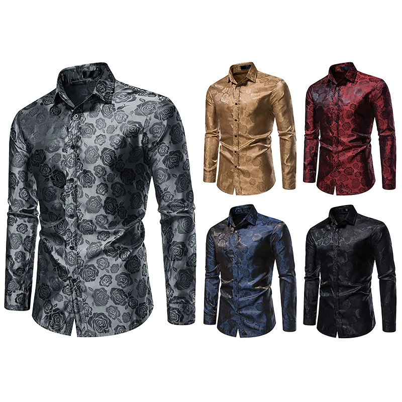 Модальная длинная рукава, рубашка для отдыха, Slim fit