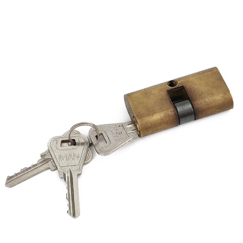 55 мм лифт аксессуары отсек цилиндр замка внутренний цилиндр замка двери болт цилиндр замка двойной Открытый медный цилиндр замка