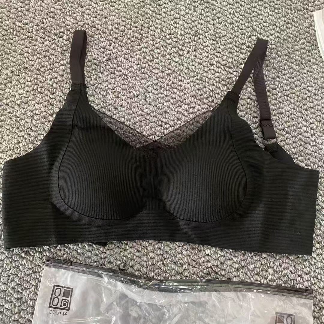 603 # inventario al por mayor nueva taza fija antideslizante hermosa espalda sin marcas de una pieza sexy para limpiar el pecho para elevar el sujetador