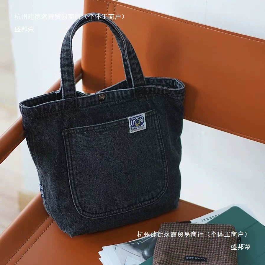Джинсовая сумка женская летняя дизайнерская привлекательная тканевая сумка большая вместительная сумка для ручной переноски портативная сумка для выхода на улицу