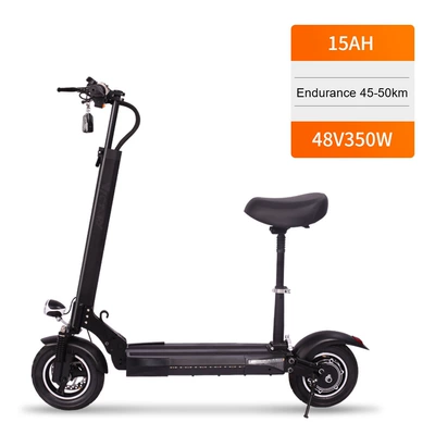 Qatlanan elektrik skuterlər Scooter with Long Battery