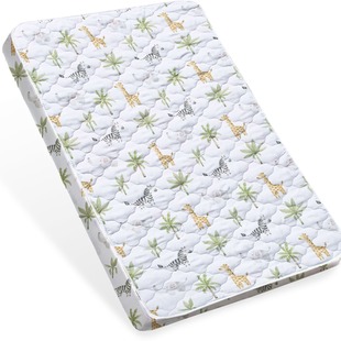 Amazon Cross-Border Customized Baby Mattress Foldableing Bed Square Kidsren's Bed High Rebound Sponge Baby Spine Protector