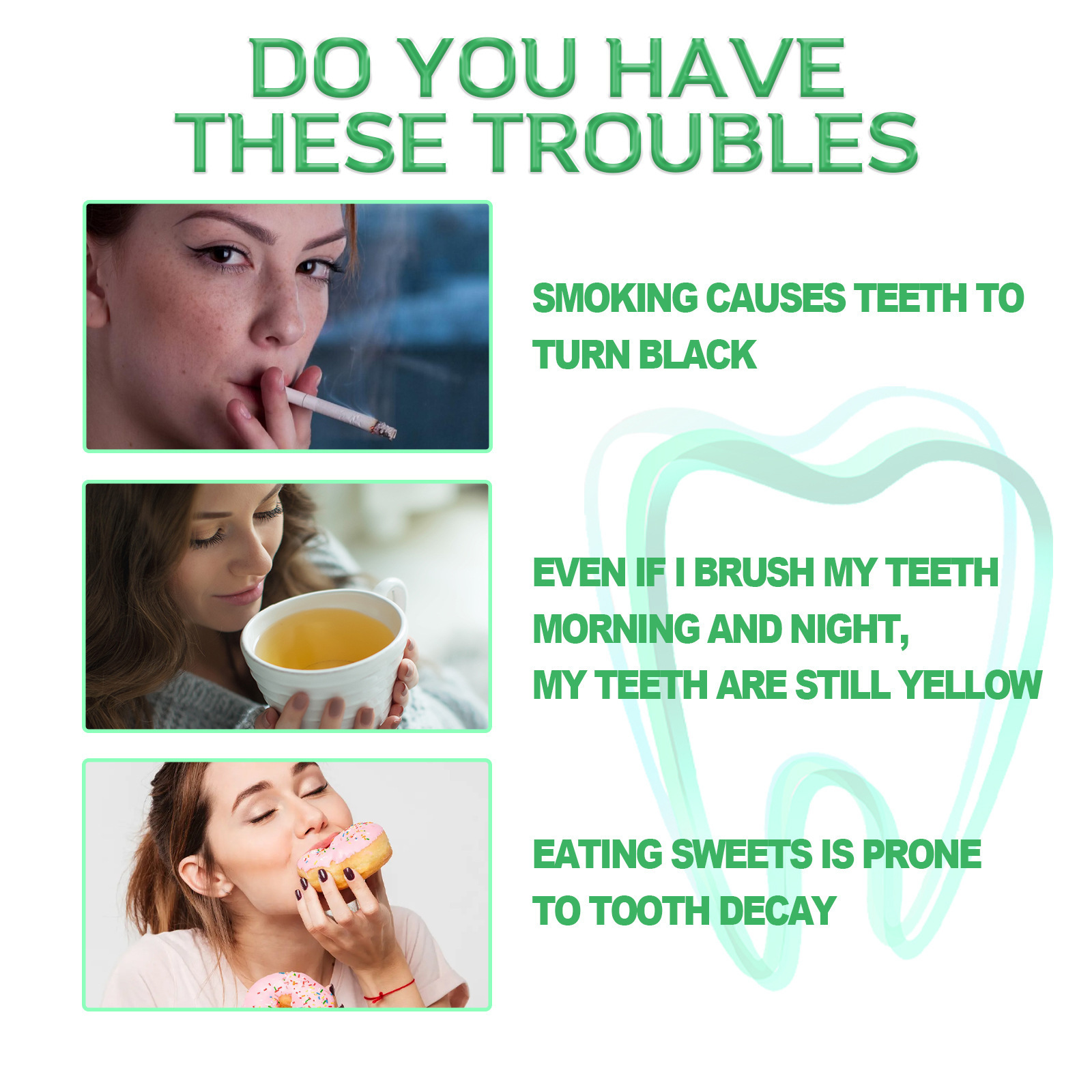 Esencja wybielająca South Moon Głęboko oczyszcza kamień nazębny, osad z herbaty, odświeża oddech i wybiela zęby_voghion.com