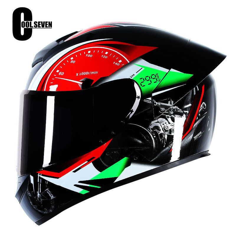 3C certificado casco de la motocicleta DOT casco completo casco de la motocicleta del coche eléctrico de comercio exterior fábrica Four Seasons National Standard Class A