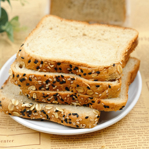 Qian Bei Hu Super Soft Toast Slices Bread Full Box Nutritional Breakfast Meal Replacement Instant Snack Night Snack Filling Snack Food