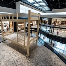 实木高低床双层床子母床学校上下铺樟子松新西兰高低铺松木上下床