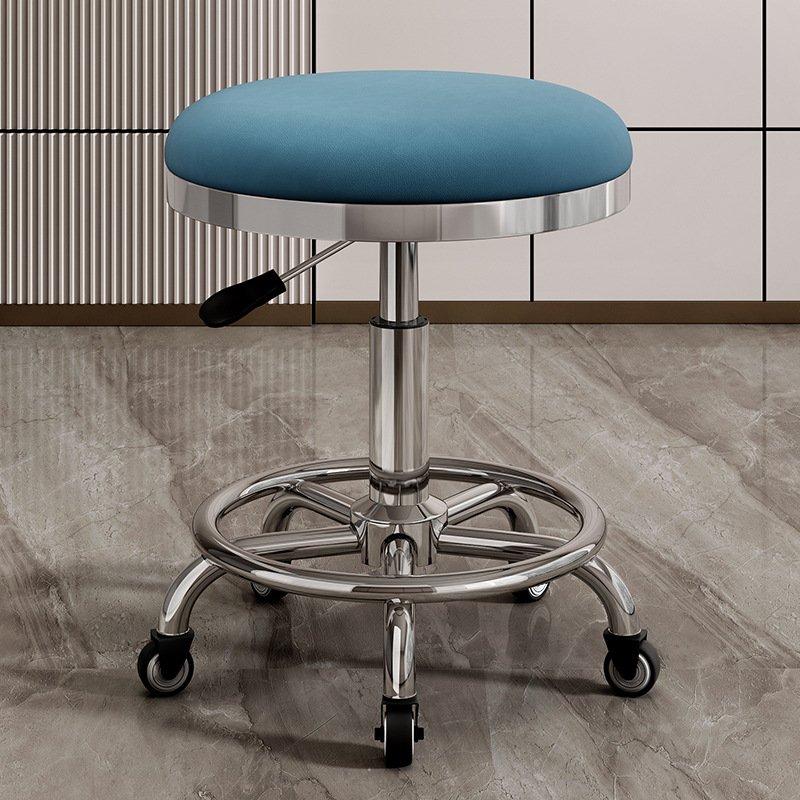 silla de dentista de estética elevadora polea de manicura silla giratoria silla de computadora silla de laboratorio maestro taburete