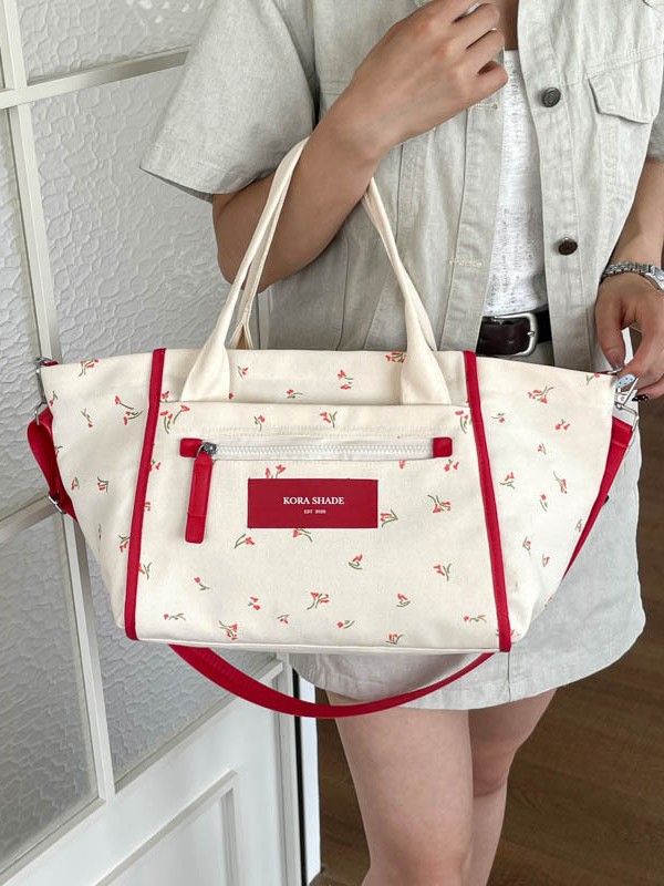 Bolso de lona de gran capacidad para mujeres 2026 nuevo tipo de mochila de hombro simple y casual para la clase de la bolsa de viaje