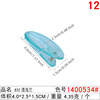 4 cm oval PC transparent duckbill diy new jewelry accessories small hair card female baby cute bangs clip