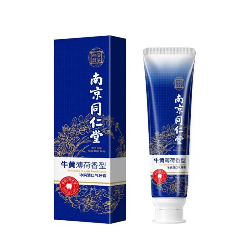 난징 통렌탕 위석 민트맛 상쾌한 입냄새 치약 (140g)