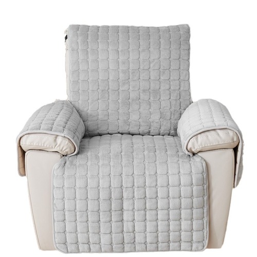 Amazon solid color winter square plush pet sofa cover foreign trade integrated sofa cushion cover manufacturer wholesale