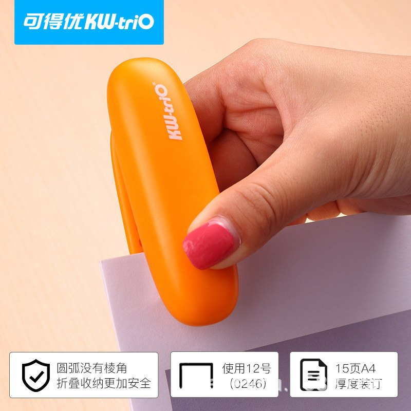 Kedeyu 55G1 mini grapadora portátil 24/7 grapadora de 20 páginas