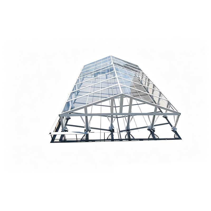Alojamiento de aluminio transparente multiescenas banquete al aire libre a prueba de lluvia ignífugo resistencia al viento exhibición al aire libre cabina de exhibición