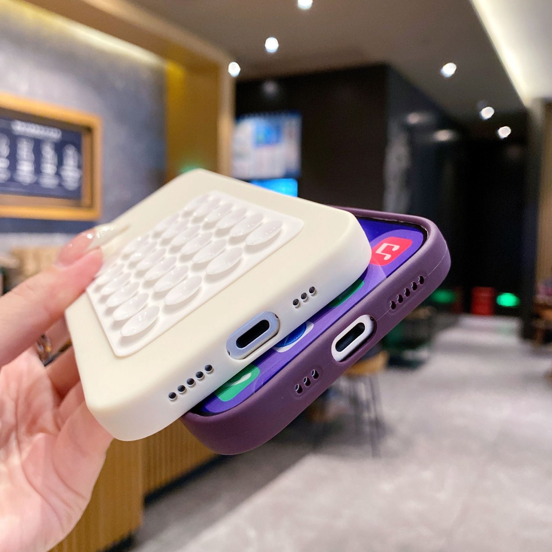 Transparante telefoonhoes met zuignap voor iphone pro modellen_voghion.com