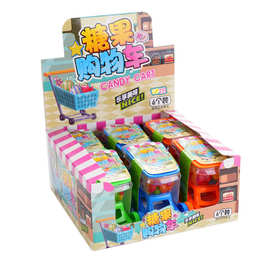 糖果购物车玩具糖吉利贝豆糖玩50g口味随机6个/盒
