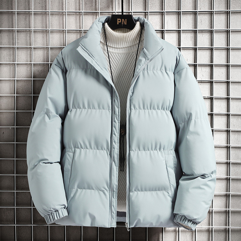 新型カップル服コート男女冬綿服メンズ綿服韓国版防寒厚手綿入れ立て襟綿服ファッション|undefined