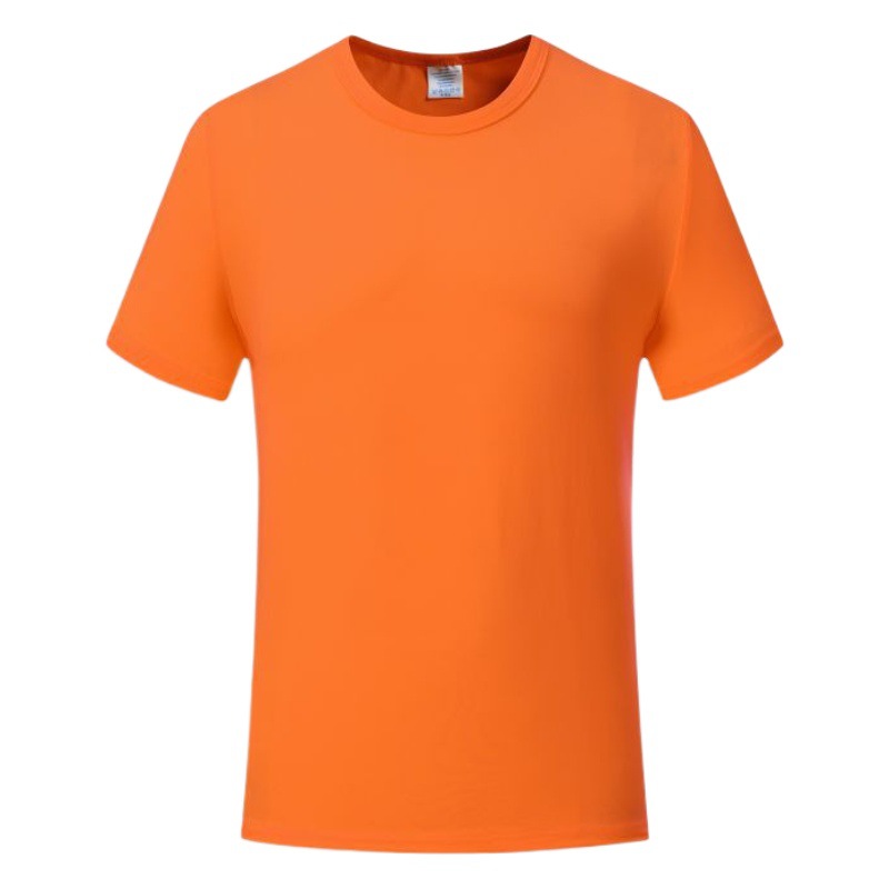 Customized Men's Short-Sleeved T-Shirts, Work Clothes, Sports Uniforms, Milk Silk Activity Wear, Base Layer Shirts, Cross-Border Printing of Logos and Advertising Text